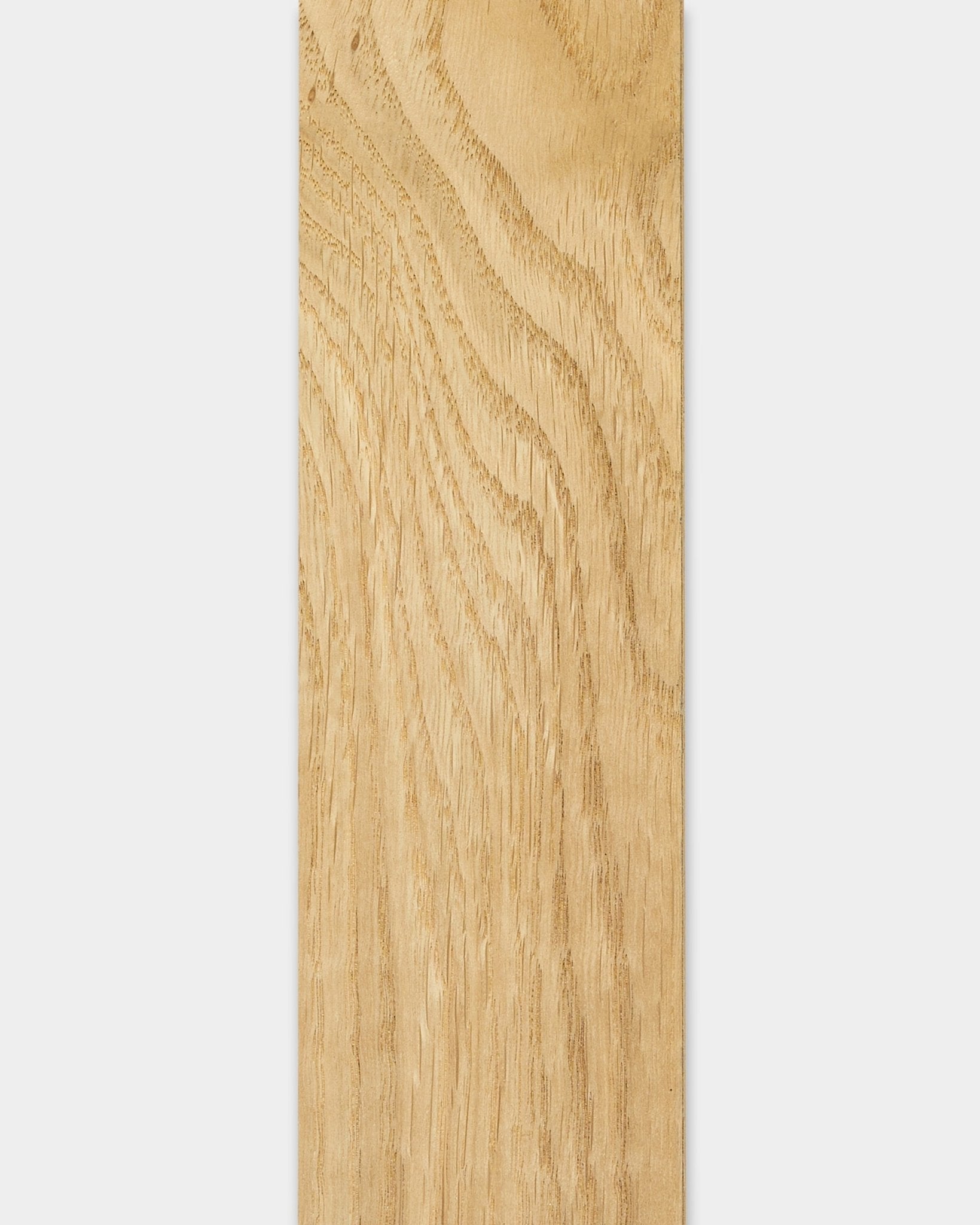 WoodUpp Lamella Rustic Natural Oak, 240 cm, used for Akupanel acoustic panel slat replacement or edge trimming, features a natural light brown finish.